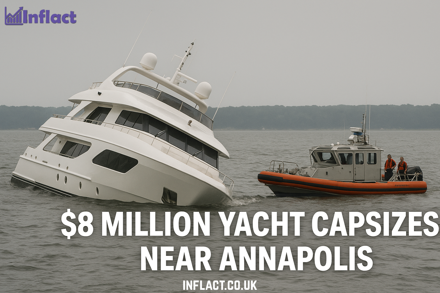 $8 Million Yacht Capsizes Near Annapolis