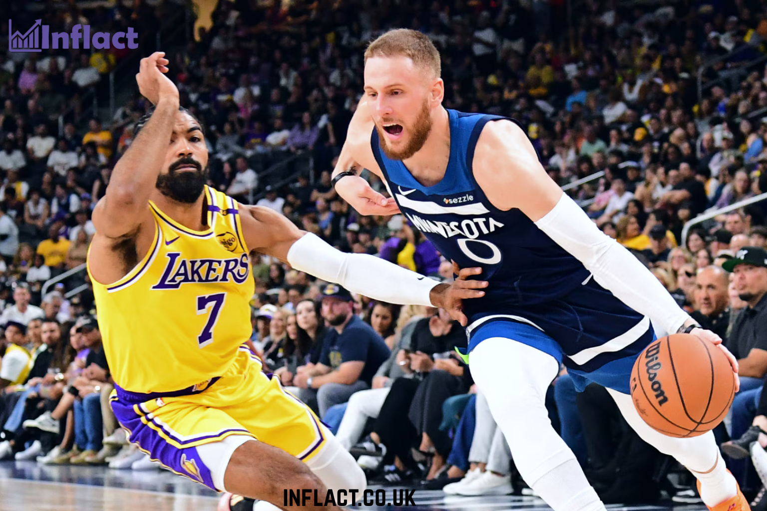 minnesota timberwolves vs lakers match player stats